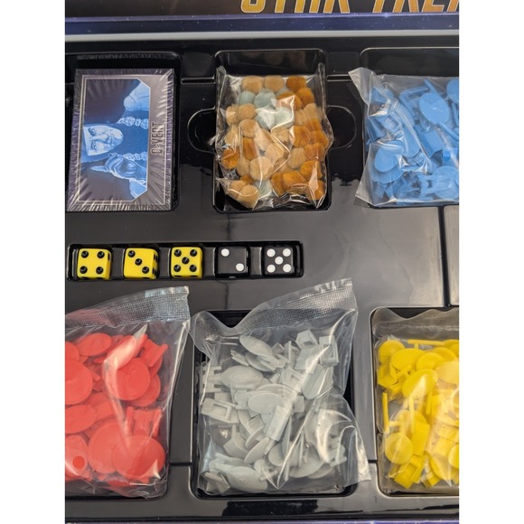 Risk Star Trek 50th Anniversary Edition Board Game Hasbro 2016 Open Box New Flaw - Picture 12 of 15